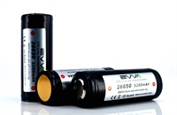 EVVA Li-ion Rechargeable 3.7V Protected 26650 5200mAh Battery for Flashlight