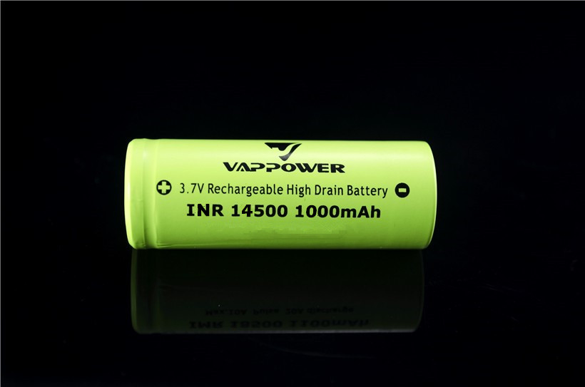 Vappower INR 14500 3.6V 1000mAh Li-ion Battery