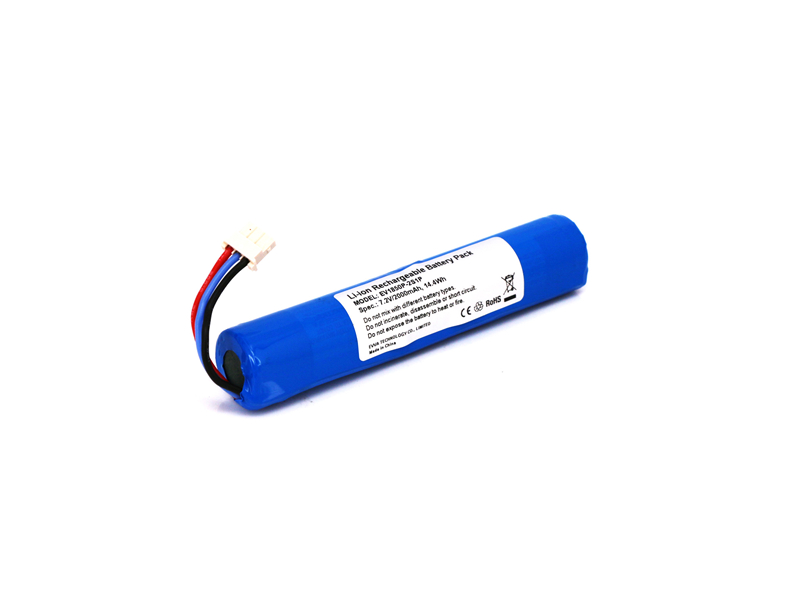 18500 2S1P 7.4V Li-ion Rechargeable Battery with PCB 2000mAh