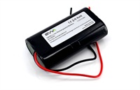 18650 2S1P 7.2V 3400mAh 7.4V Lithium ion Battery Pack with Wires
